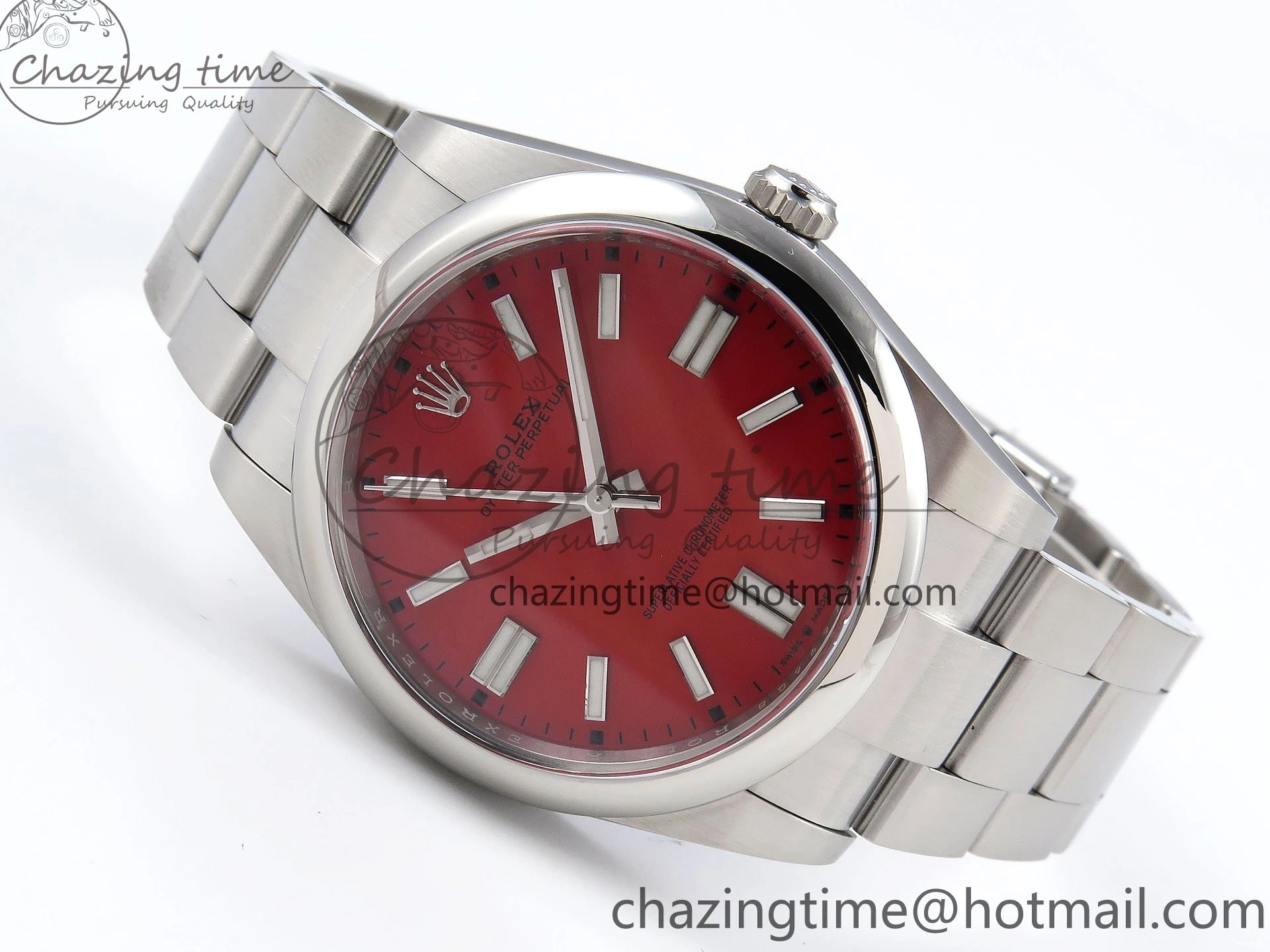 Edition Best 126000 41mm Steel Perpetual 1:1 904L VR3230 Red Clean Oyster Dial 0511